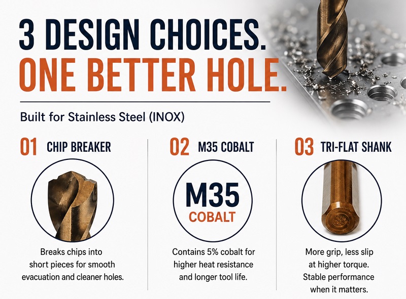 m35 drill bits